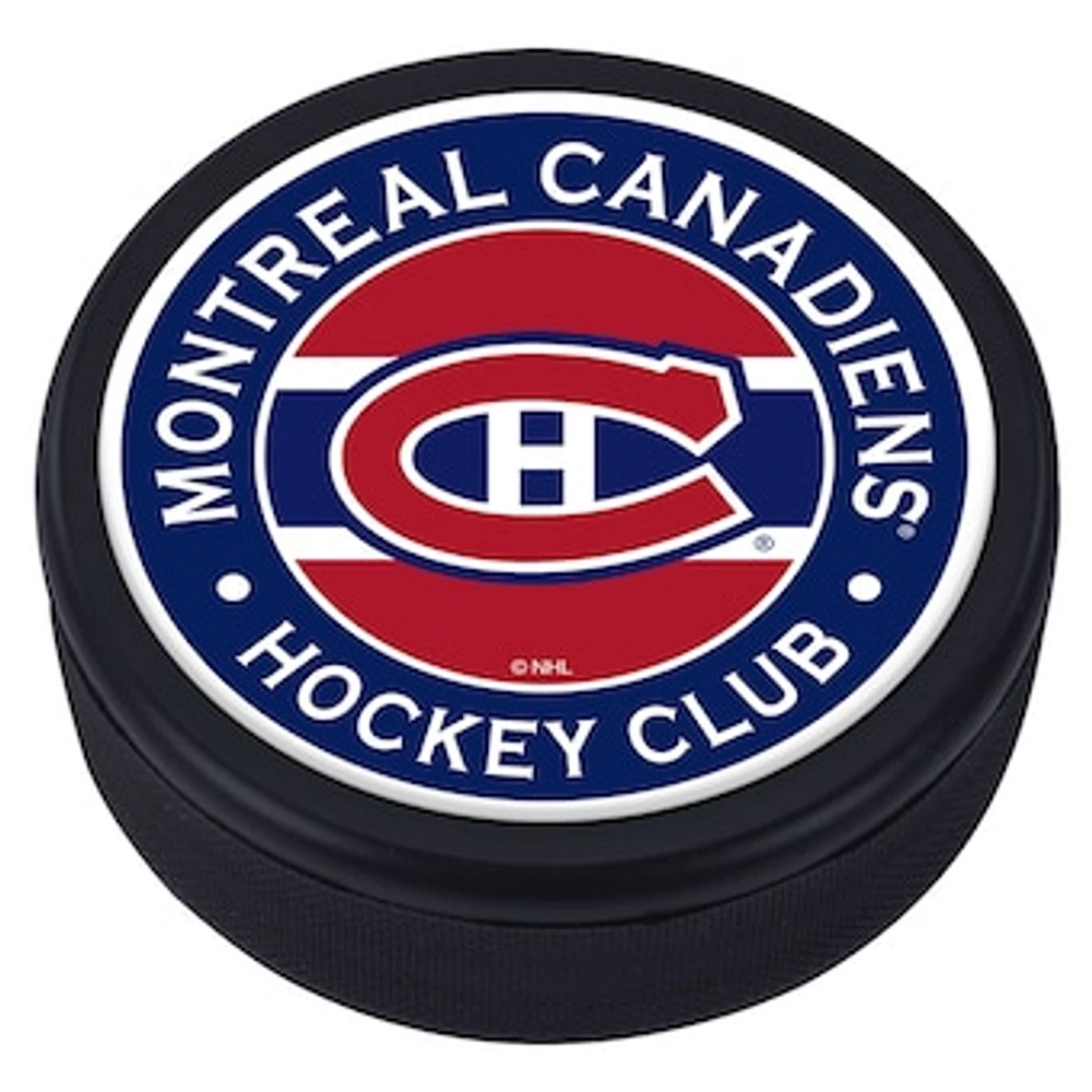 Montreal Canadiens Domed Team Stripe Puck