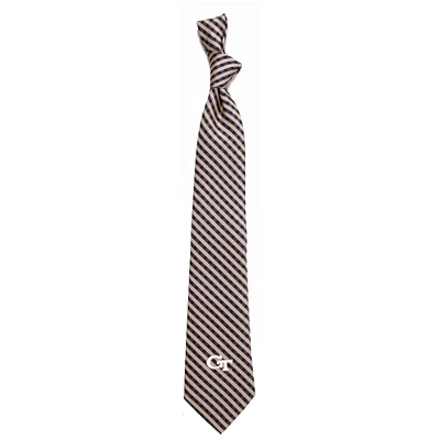 Georgia Tech Yellow Jackets Gingham Tie