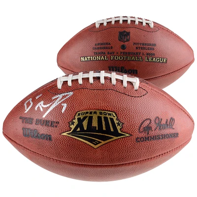 Ben Roethlisberger Pittsburgh Steelers Autographed Super Bowl XLIII Football - Signed on Logo Panel