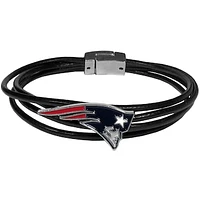 Women's New England Patriots Genuine Leather Bracelet