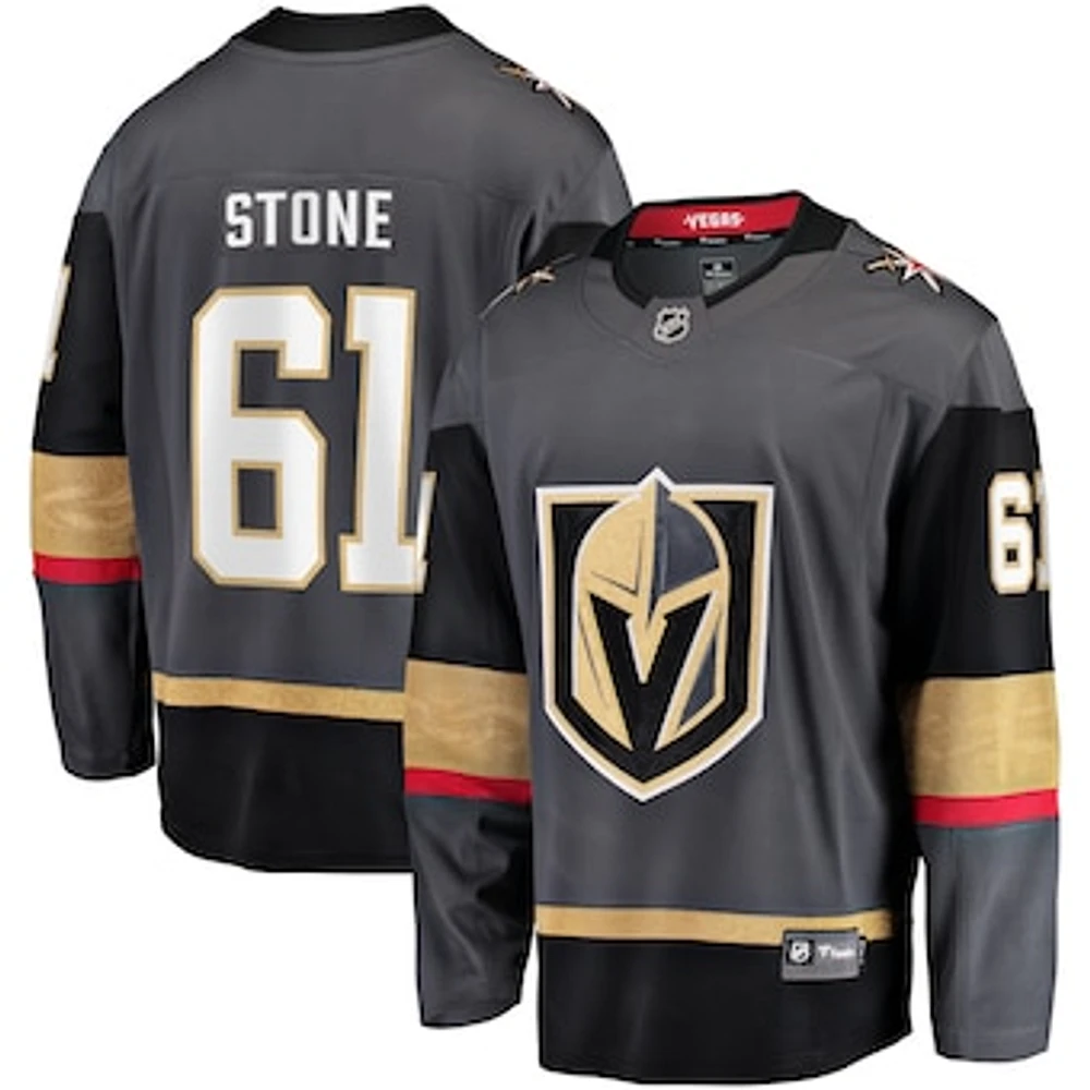 Men's Fanatics Mark Stone Gray Vegas Golden Knights Alternate Premier Breakaway Player Jersey