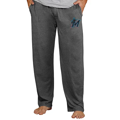 Men's Concepts Sport Charcoal Miami Marlins Quest Lounge Pants