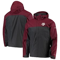 Men's Columbia Maroon/Gray Texas A&M Aggies Glennaker Storm Full-Zip Jacket