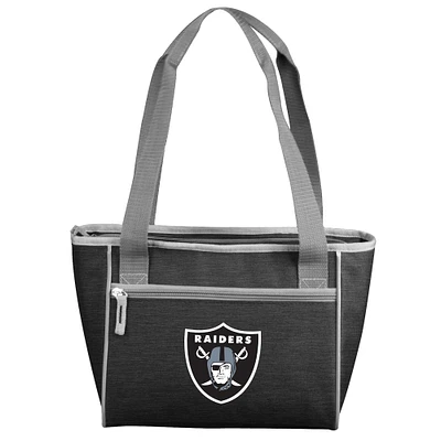 Las Vegas Raiders Crosshatch 16-Can Cooler Tote