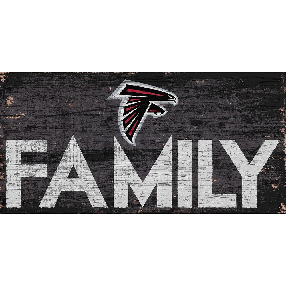 Atlanta Falcons 6'' x 12'' Family Sign