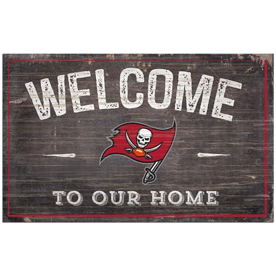 Tampa Bay Buccaneers 11'' x 19'' Welcome To Our Home Sign