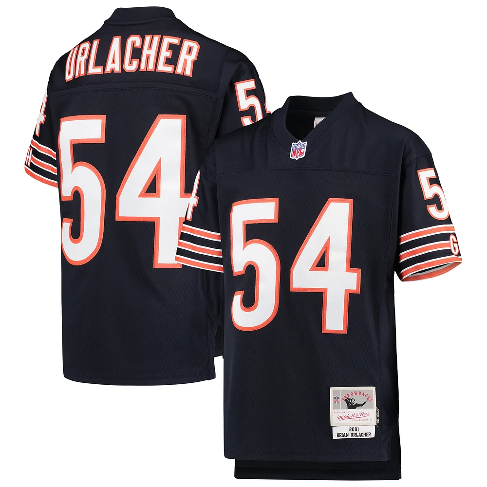 Youth Mitchell & Ness Brian Urlacher Navy Chicago Bears 2001 Legacy Retired Player Jersey