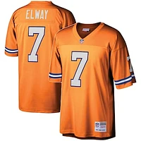 Youth Mitchell & Ness John Elway Orange Denver Broncos 1990 Legacy Retired Player Jersey