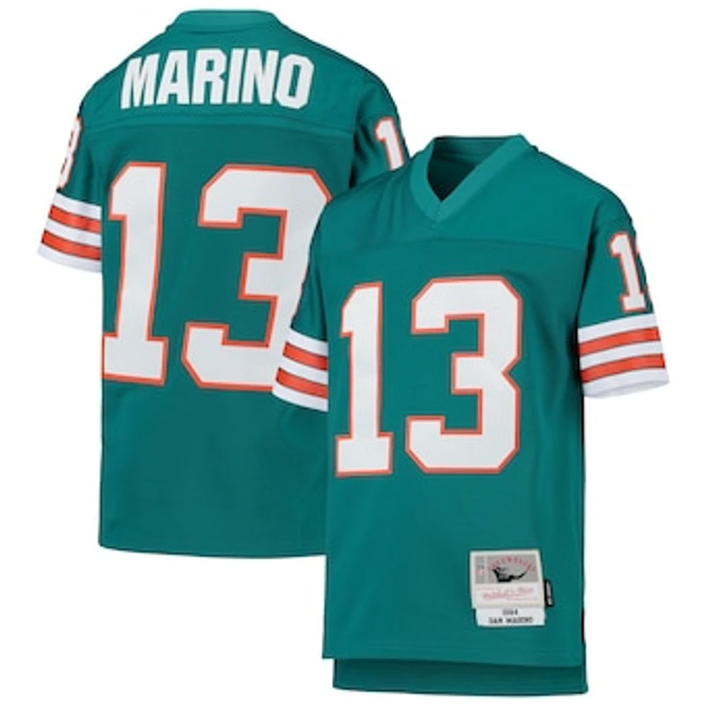 Youth Mitchell & Ness Dan Marino Aqua Miami Dolphins 1984 Legacy Retired Player Jersey