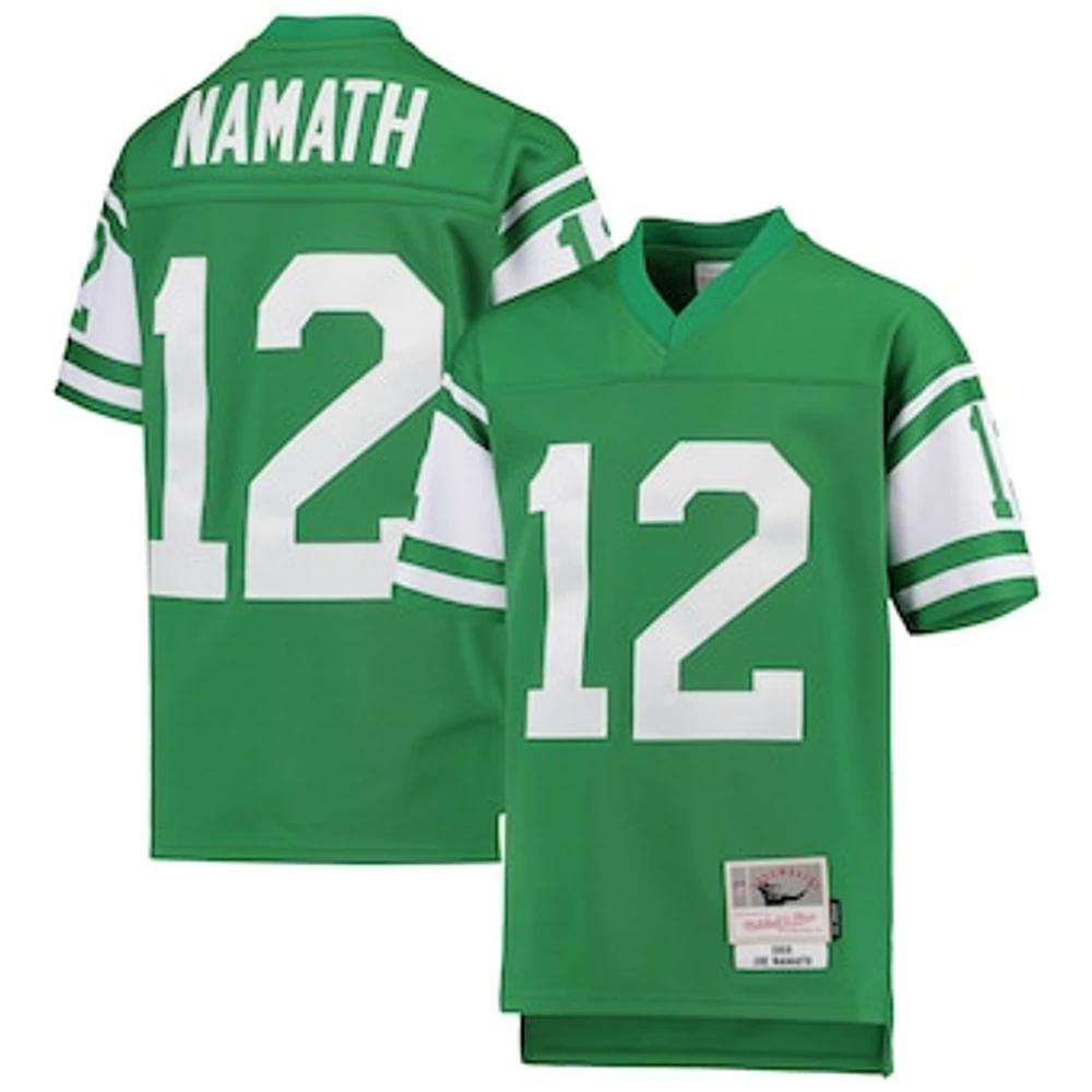 Youth Mitchell & Ness Joe Namath Green New York Jets 1968 Legacy Retired Player Jersey