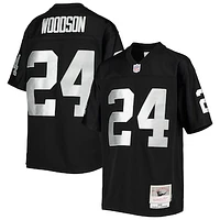 Youth Mitchell & Ness Charles Woodson Black Las Vegas Raiders 1998 Legacy Retired Player Jersey