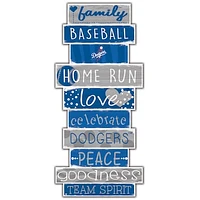 Los Angeles Dodgers 5'' x 24'' Celebrations Stack Sign