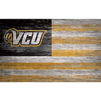 VCU Rams 11'' x 19'' Distressed Flag Sign