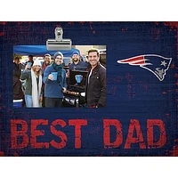 New England Patriots 8'' x 10.5'' Best Dad Clip Frame