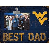 West Virginia Mountaineers 8'' x 10.5'' Best Dad Clip Frame