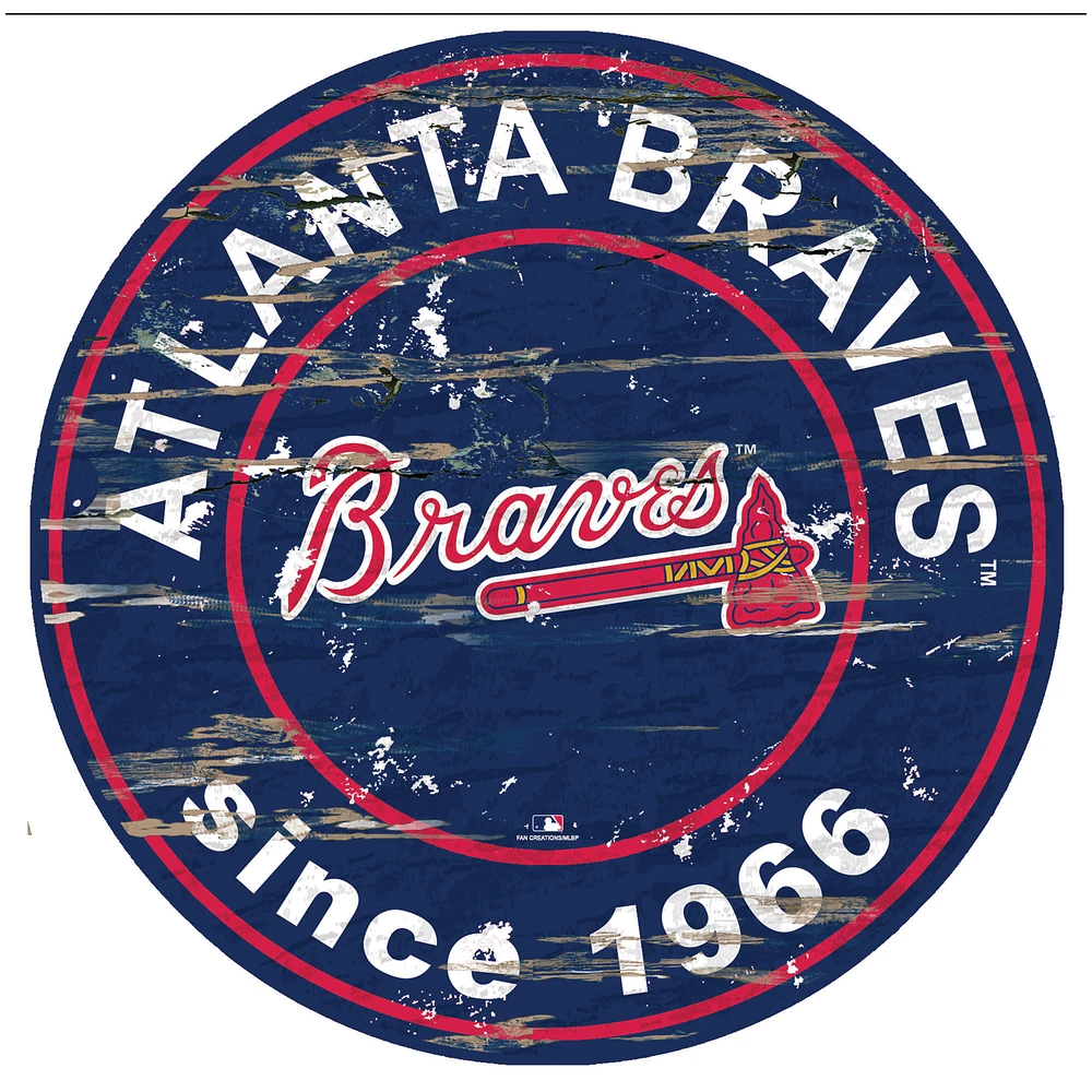 Atlanta Braves 24'' Established Year Round Sign