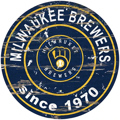 Milwaukee Brewers 24'' Established Year Round Sign