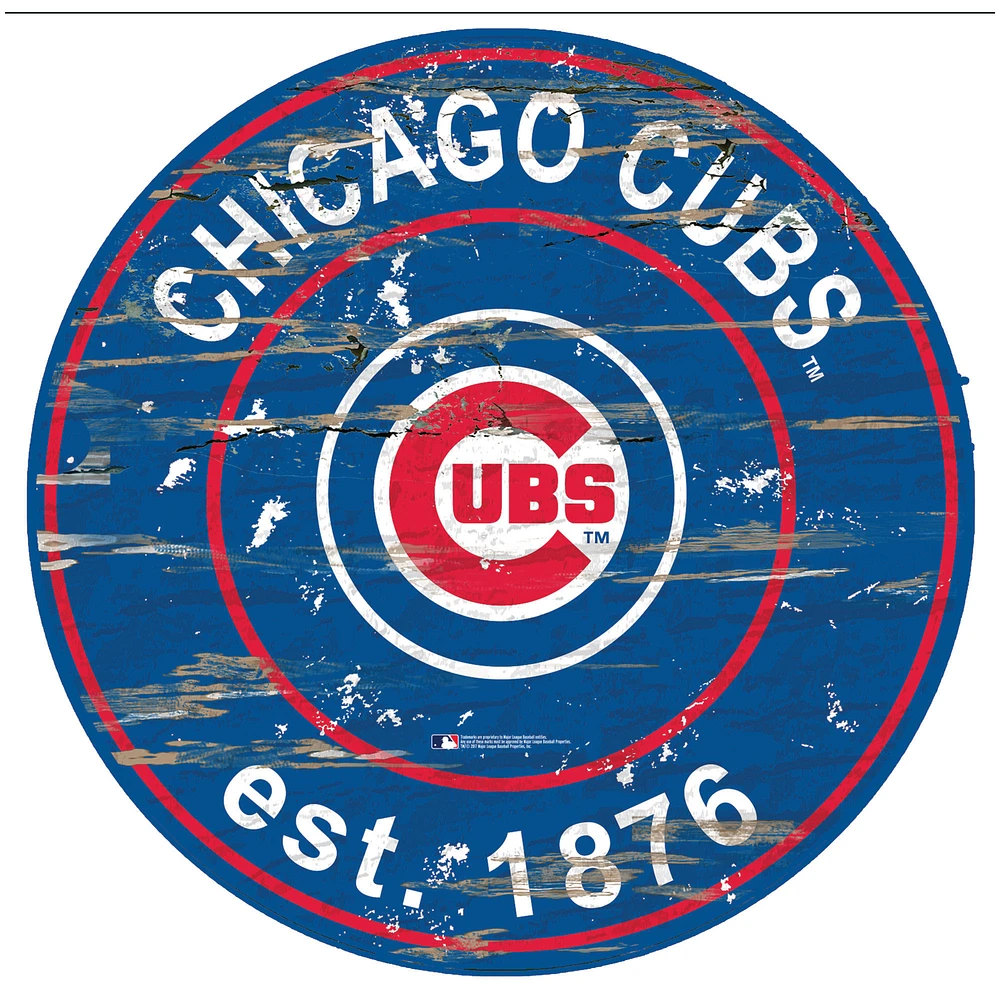 Chicago Cubs 24'' Established Year Round Sign