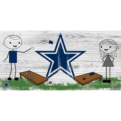Dallas Cowboys 6'' x 12'' Fansticks Cornhole Sign