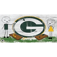 Green Bay Packers 6'' x 12'' Fansticks Cornhole Sign