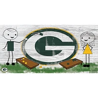 Green Bay Packers 6'' x 12'' Fansticks Cornhole Sign