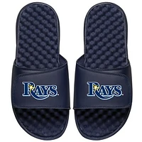 Youth ISlide Navy Tampa Bay Rays Primary Logo Slide Sandals