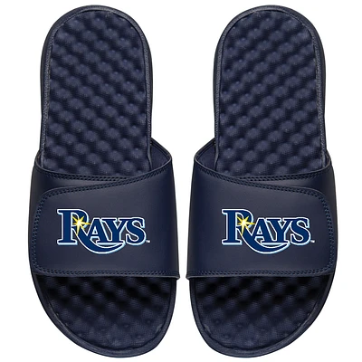 Youth ISlide Navy Tampa Bay Rays Primary Logo Slide Sandals