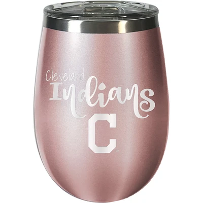 Cleveland Indians 12oz. Rose Gold Wine Tumbler