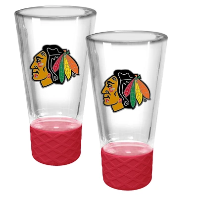 Chicago Blackhawks 2-Pack 4oz. Cheer Shot Set with Silicone Grip