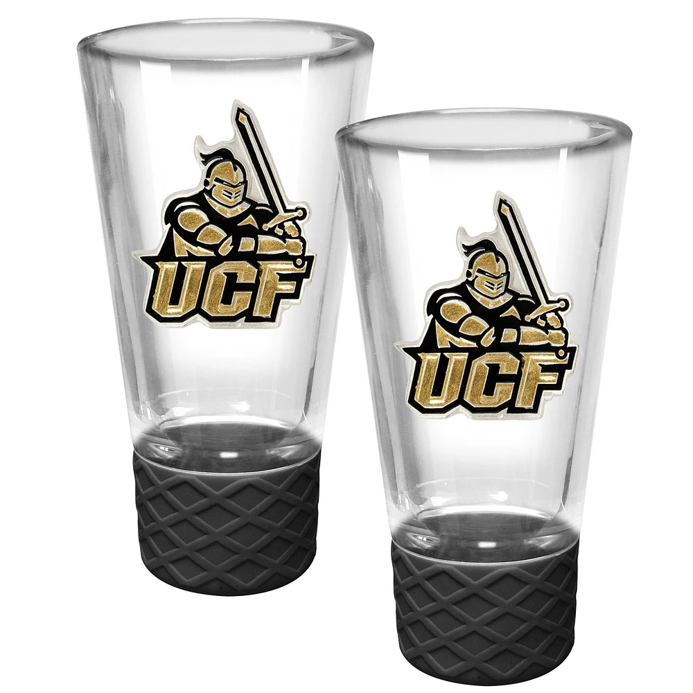 UCF Knights 2-Pack 4oz. Cheer Shot Set with Silicone Grip