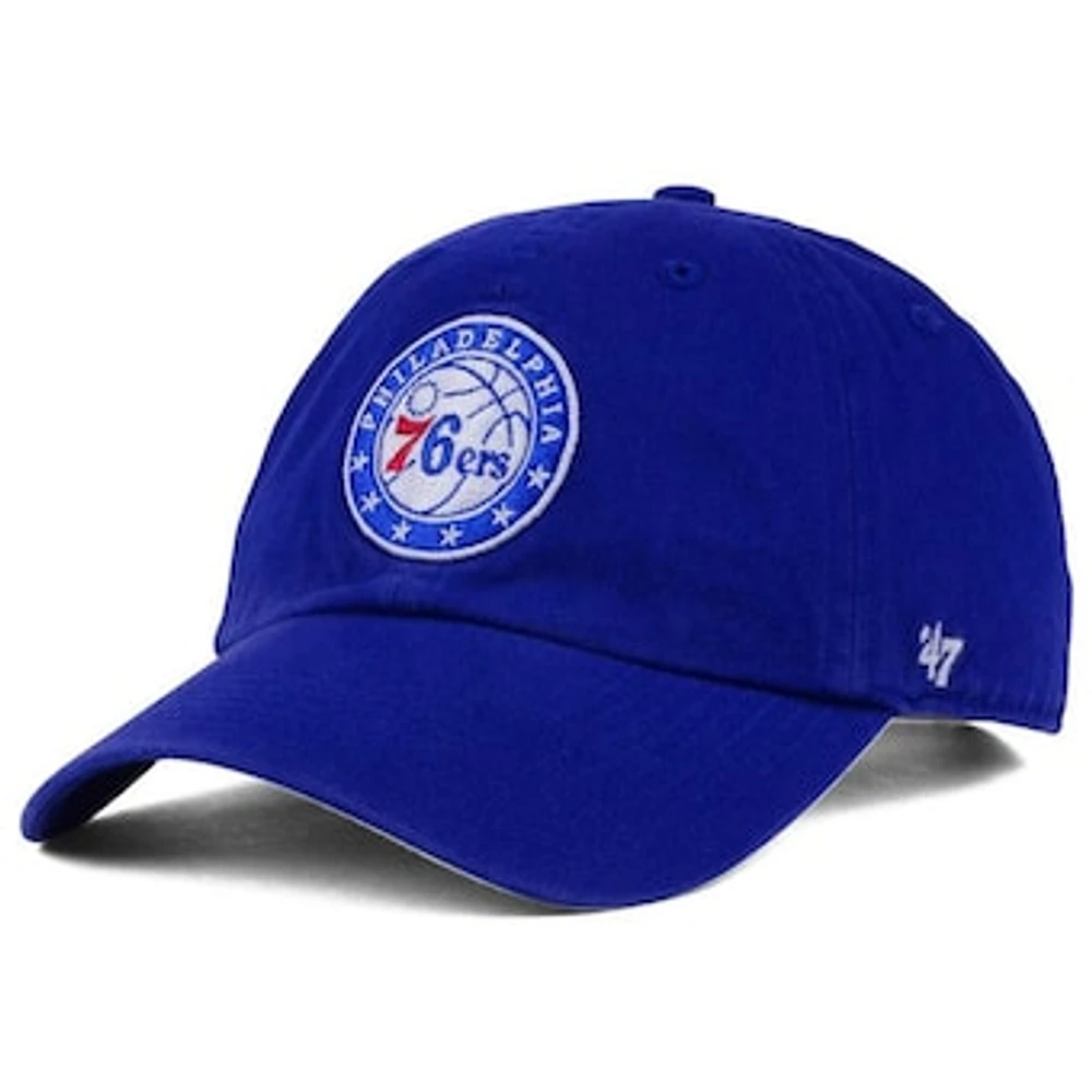 Men's Philadelphia 76ers '47 Royal Clean-Up Adjustable Hat