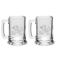 Notre Dame Fighting Irish Mascot 2-Piece 15oz. Colonial Tankard Set