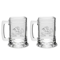 Notre Dame Fighting Irish Mascot 2-Piece 15oz. Colonial Tankard Set