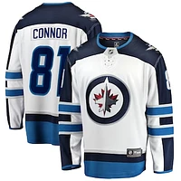 Men's Fanatics Kyle Connor White Winnipeg Jets Away Breakaway - Player Jersey