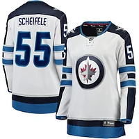 Women's Fanatics Mark Scheifele White Winnipeg Jets Premier Breakaway Away - Player Jersey