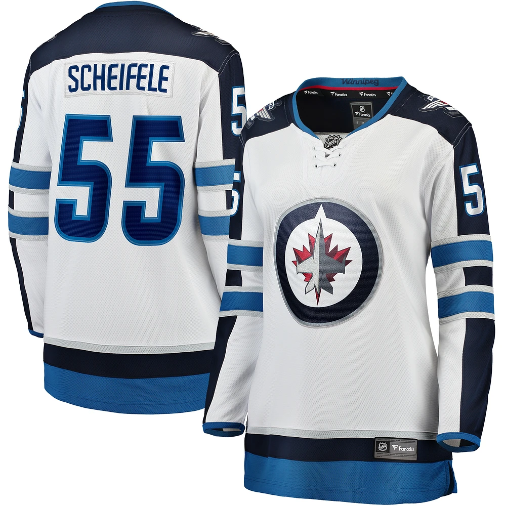 Women's Fanatics Mark Scheifele White Winnipeg Jets Premier Breakaway Away - Player Jersey