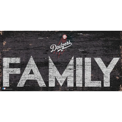 Los Angeles Dodgers 12'' x 6'' Family Sign