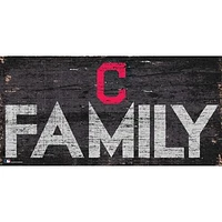 Cleveland Indians 12'' x 6'' Family Sign