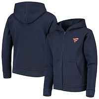 Youth Fanatics Corporate Navy Full-Zip Hoodie