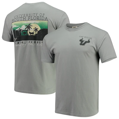 South Florida Bulls Comfort Colors Campus Scenery T-Shirt - Gray