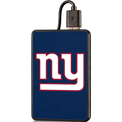 New York Giants Solid 2000 mAh Credit Card Powerbank