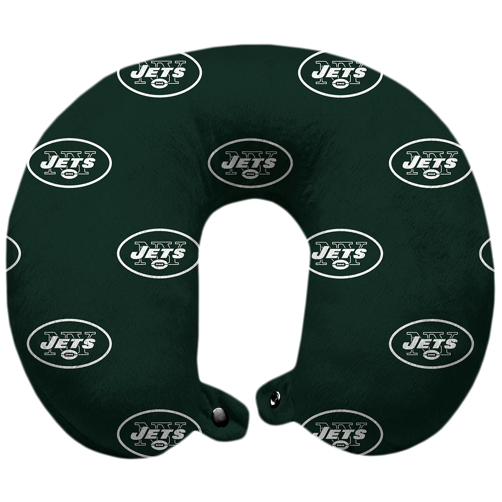 New York Jets Polyester-Fill Travel Pillow