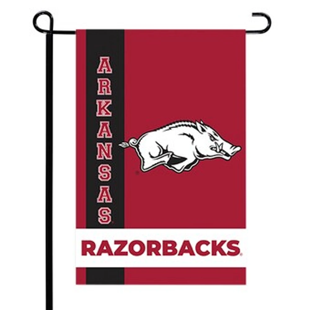 Arkansas Razorbacks Team Garden Flag