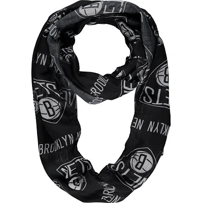 Brooklyn Nets Team Logo Infinity Scarf