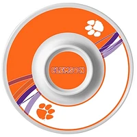 Clemson Tigers Dynamic Chip & Dip Platter