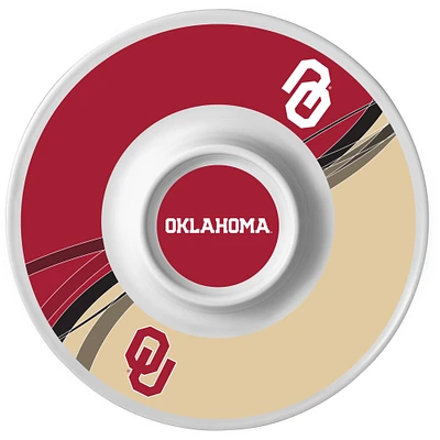 Oklahoma Sooners Dynamic Chip & Dip Platter