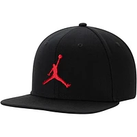 Men's Jordan Brand Black Jumpman Pro Logo Snapback Adjustable Hat