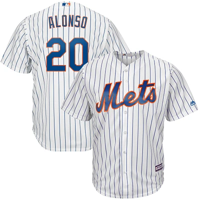 Pete Alonso New York Mets Majestic Home Official Cool Base Player Jersey - White