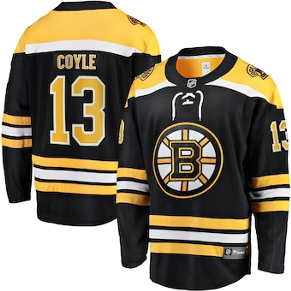 Charlie Coyle Boston Bruins Fanatics Home Breakaway Player Jersey - Black