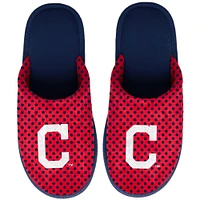 Women's FOCO Cleveland Indians Big Logo Scuff Slippers